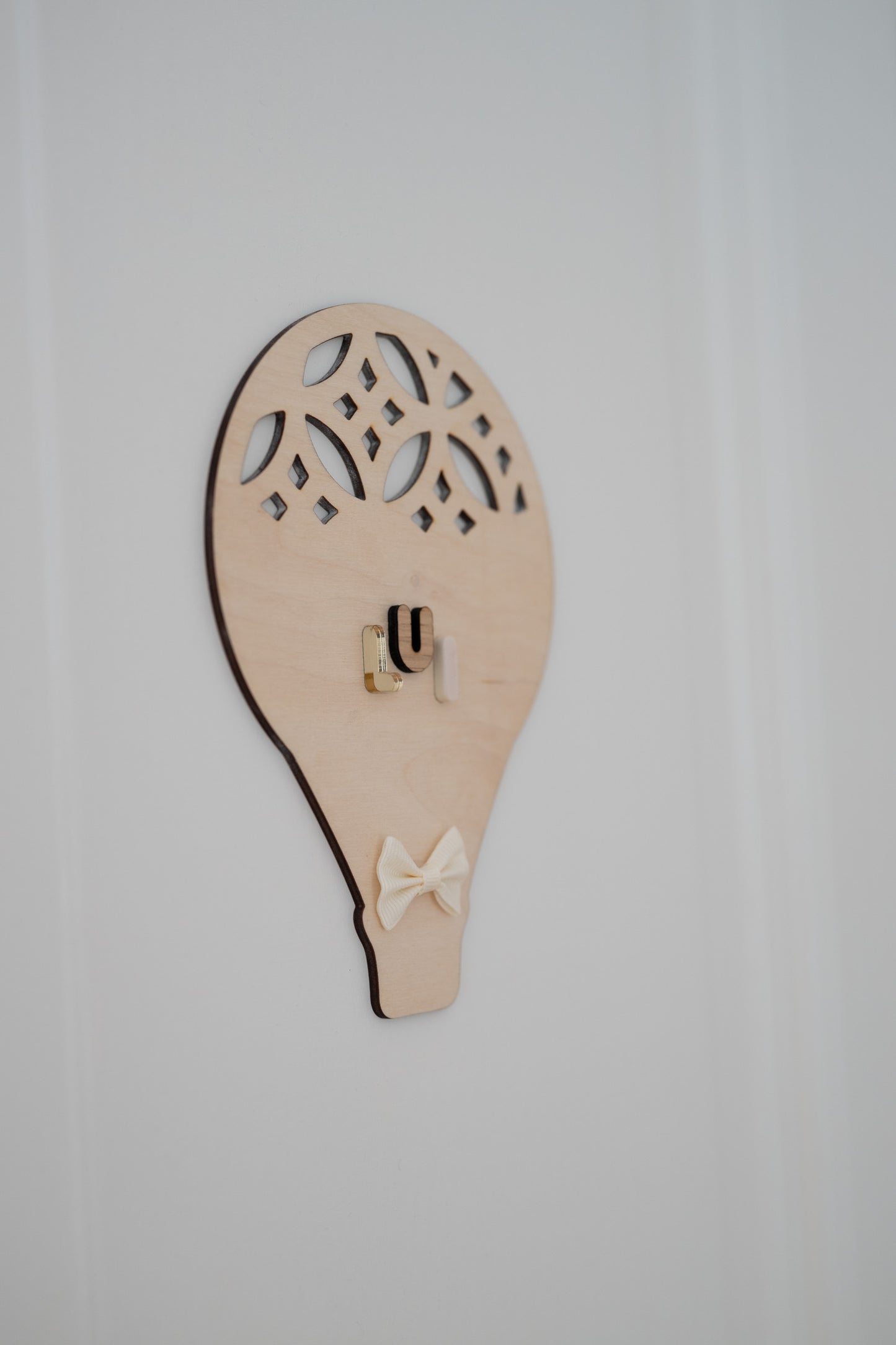 Türschild fürs Kinderzimmer mit 3D-Namen - Namensschild Baby - HEISSLUFTBALLON