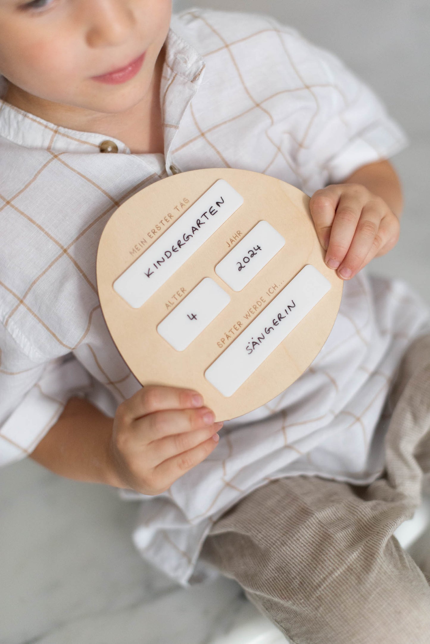 Mein erster Schultag - Foto Tafel - Schild zur Einschulung - Geschenkidee - TYP 4