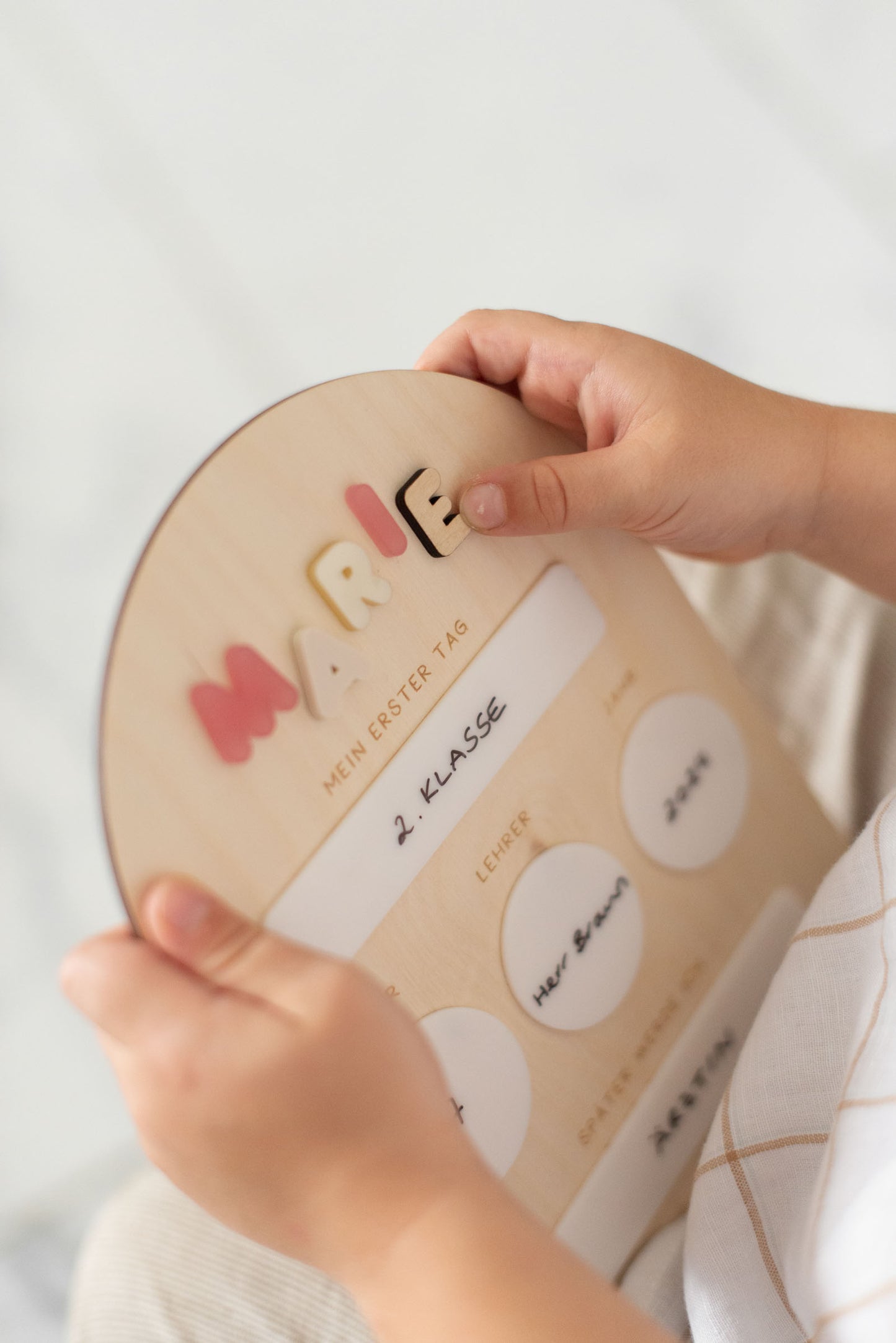 Mein erster Schultag - Foto Tafel - Schild zur Einschulung - Geschenkidee - TYP 3