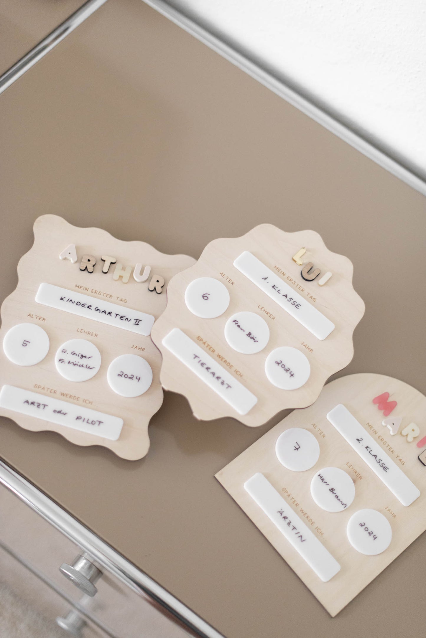 Mein erster Schultag - Foto Tafel - Schild zur Einschulung - Geschenkidee - TYP 2