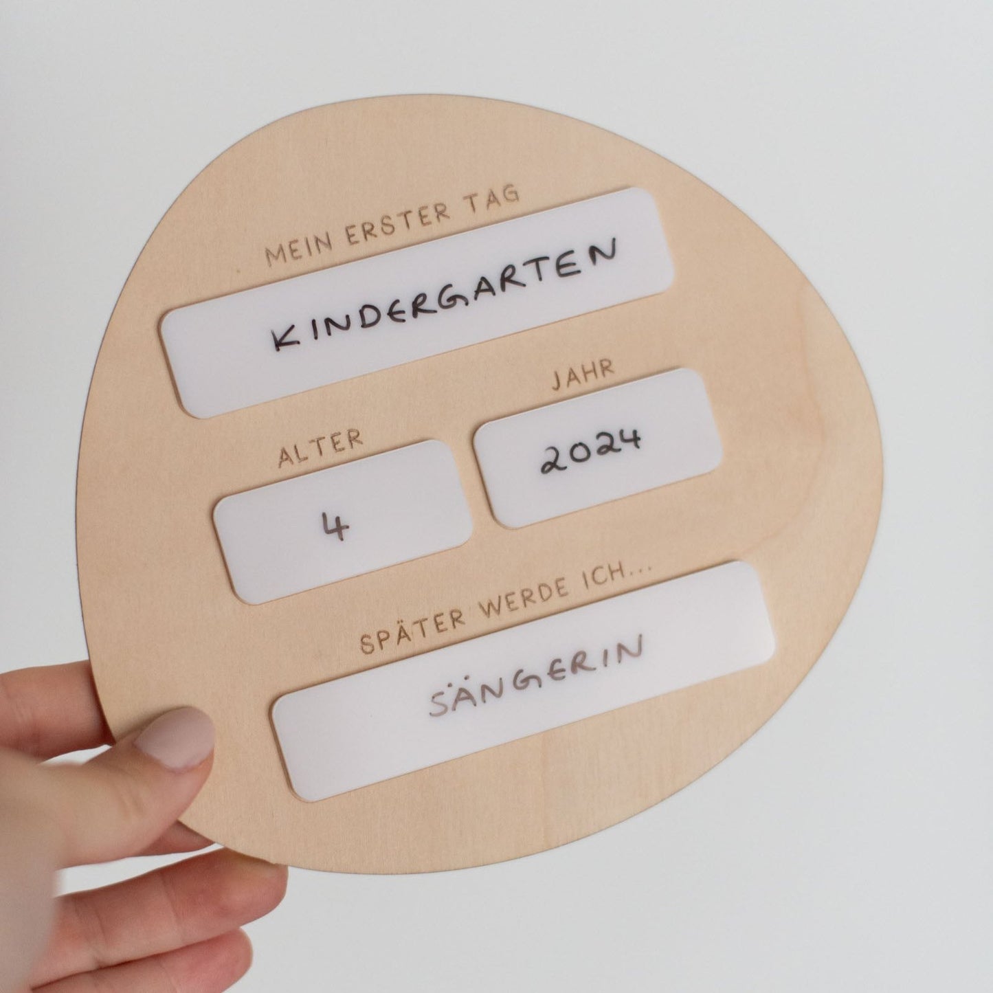 Mein erster Schultag - Foto Tafel - Schild zur Einschulung - Geschenkidee - TYP 4
