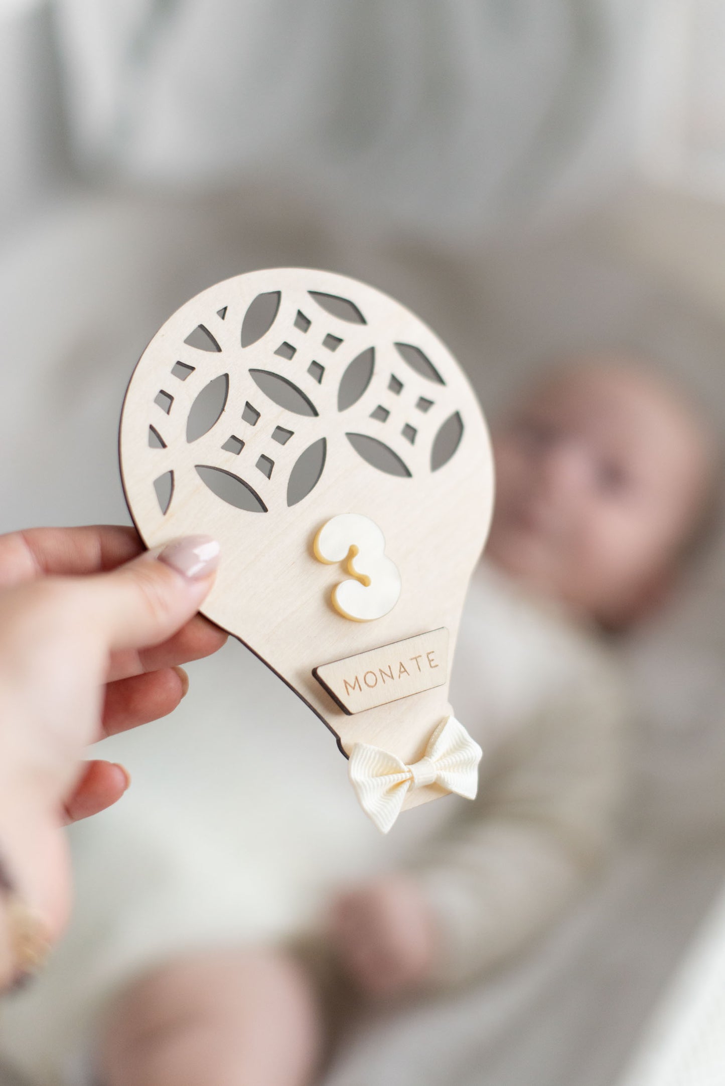 MEILENSTEINE Baby HEISSLUFTBALLON (Meilensteinkarten für süße Babybilder)