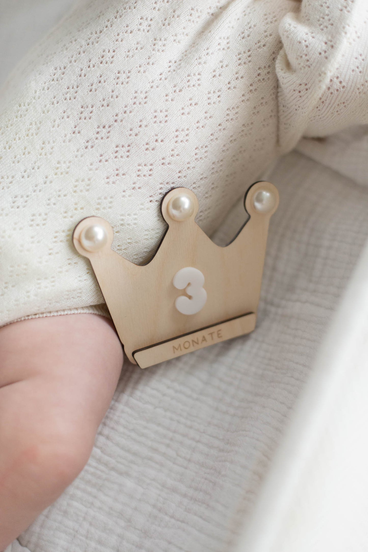 MEILENSTEINE Baby KRONE (Meilensteinkarten für süße Babybilder)