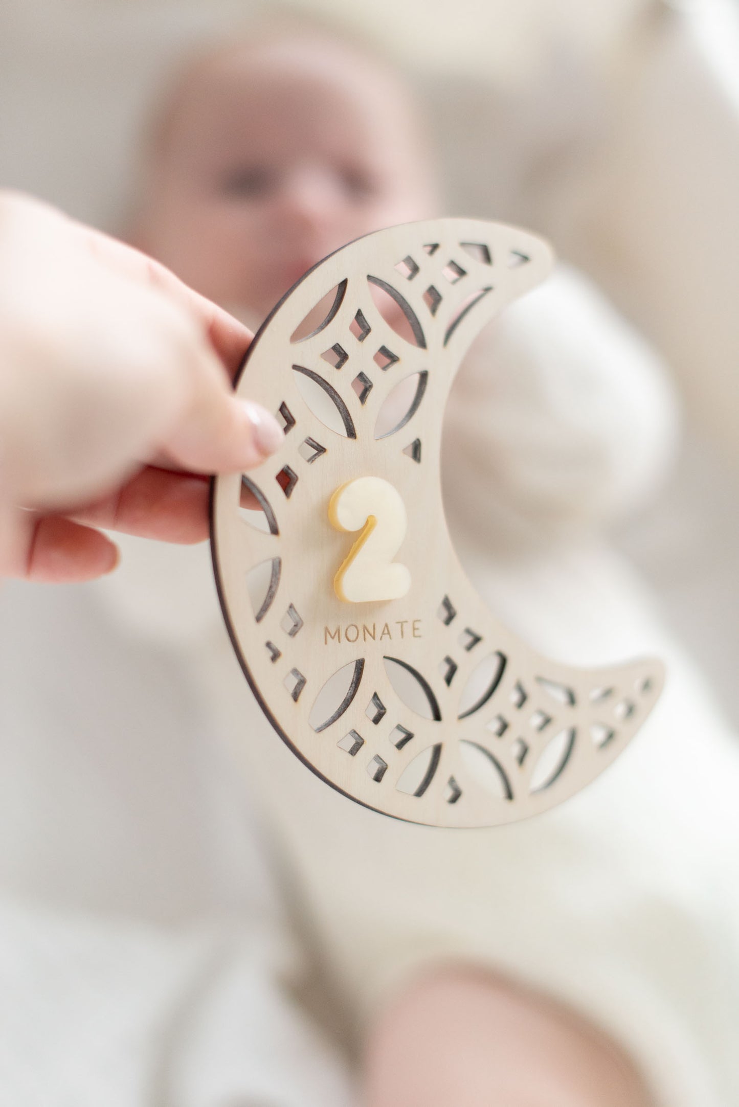 MEILENSTEINE Baby MOND (Meilensteinkarten für süße Babybilder)