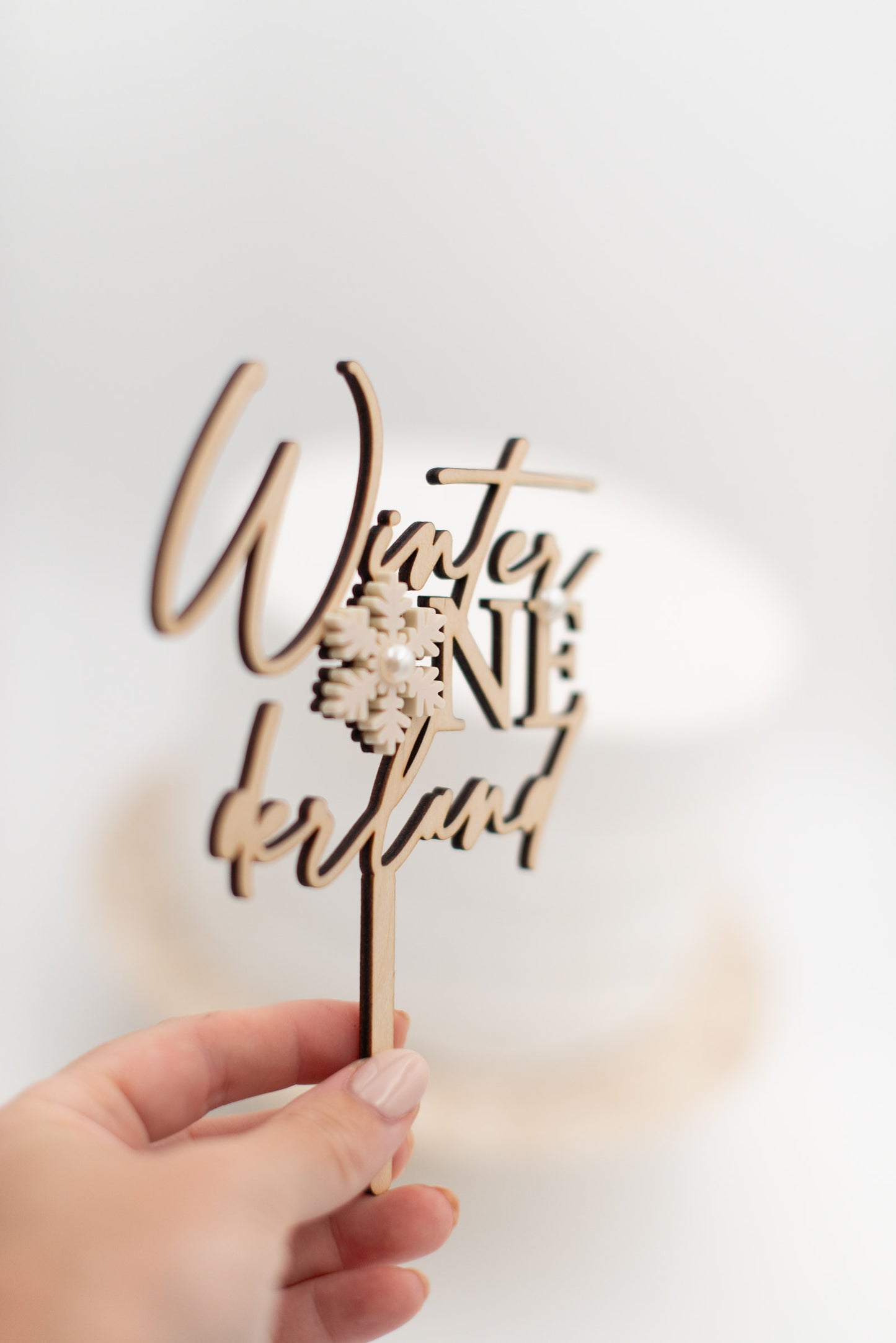 Caketopper WinterONEderland Deko Erster Geburtstag - Erster Geburtstag Winter - Kindergeburtstag Winter