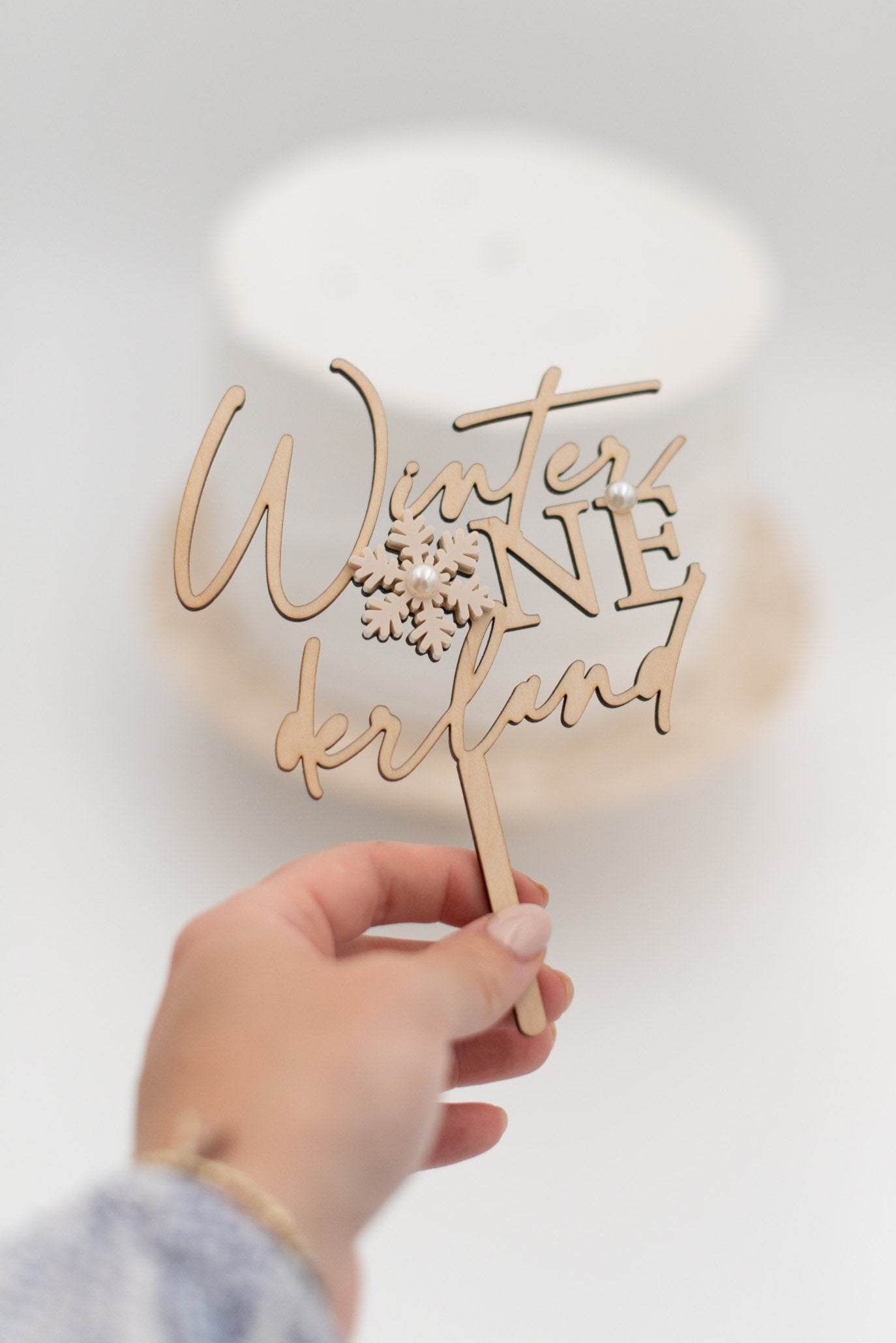 Caketopper WinterONEderland Deko Erster Geburtstag - Erster Geburtstag Winter - Kindergeburtstag Winter