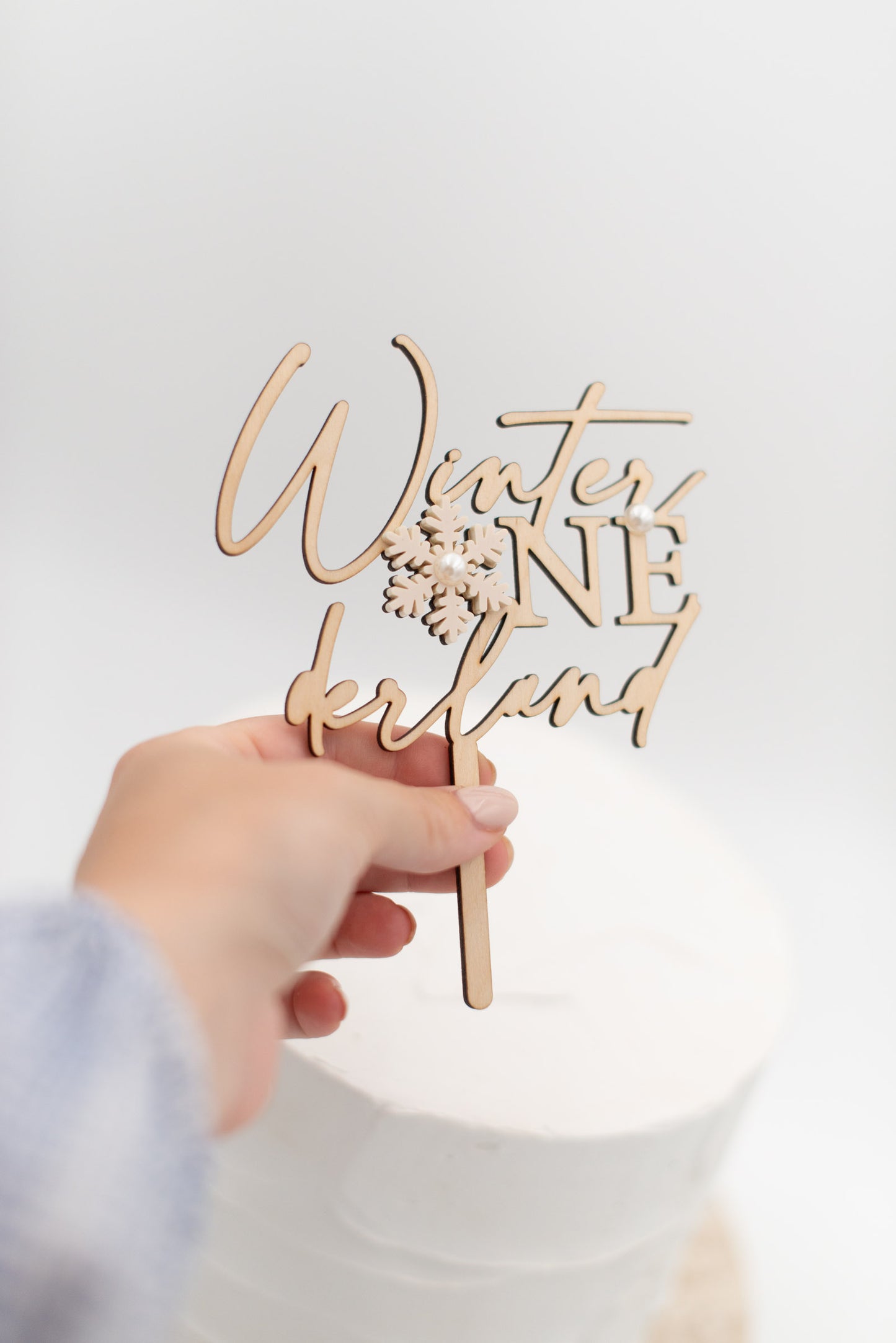 Caketopper WinterONEderland Deko Erster Geburtstag - Erster Geburtstag Winter - Kindergeburtstag Winter
