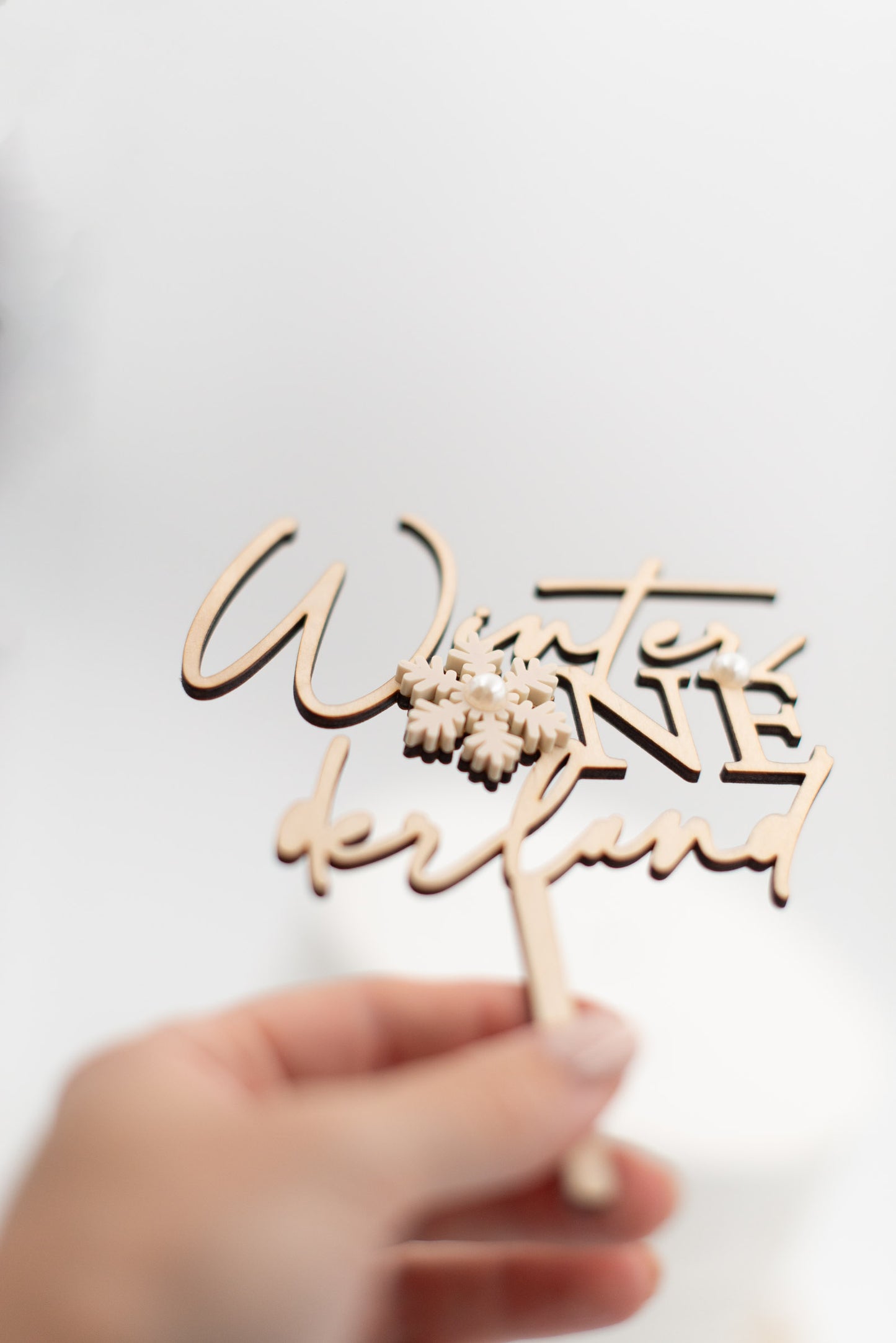 Caketopper WinterONEderland Deko Erster Geburtstag - Erster Geburtstag Winter - Kindergeburtstag Winter