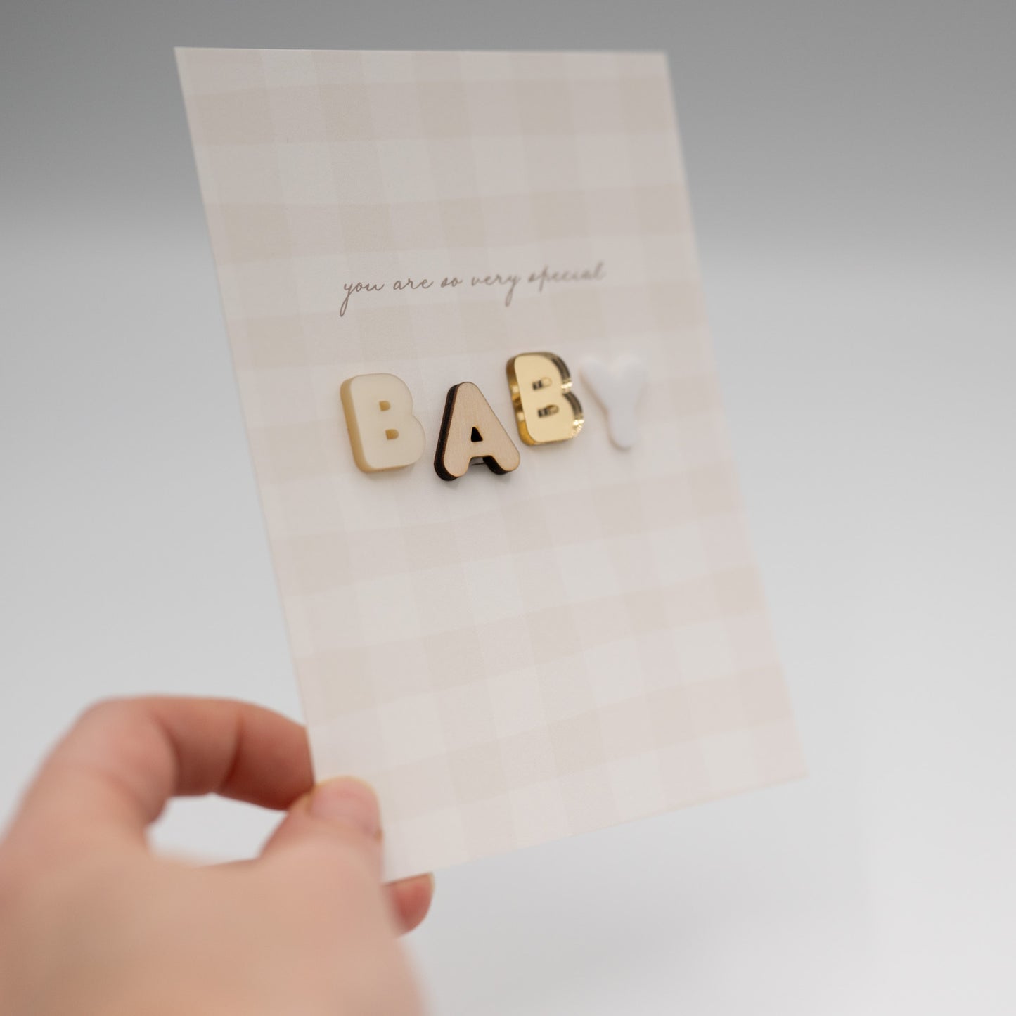 Hochwertige 3D Karte - GEBURT - SPECIAL BABY – besondere Grußkarten für besondere Momente