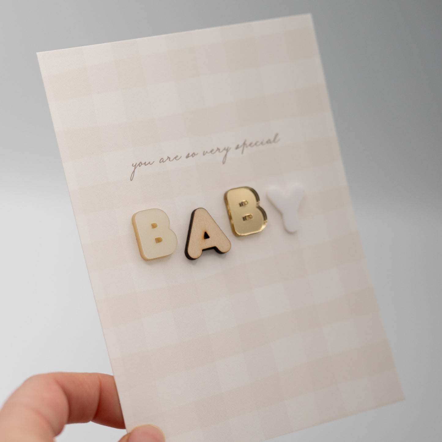Hochwertige 3D Karte - GEBURT - SPECIAL BABY – besondere Grußkarten für besondere Momente