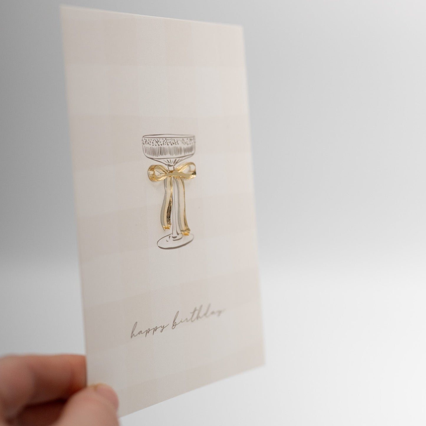 Hochwertige 3D Karte - GEBURTSTAGSCHAMPAGNER – besondere Grußkarten für besondere Momente