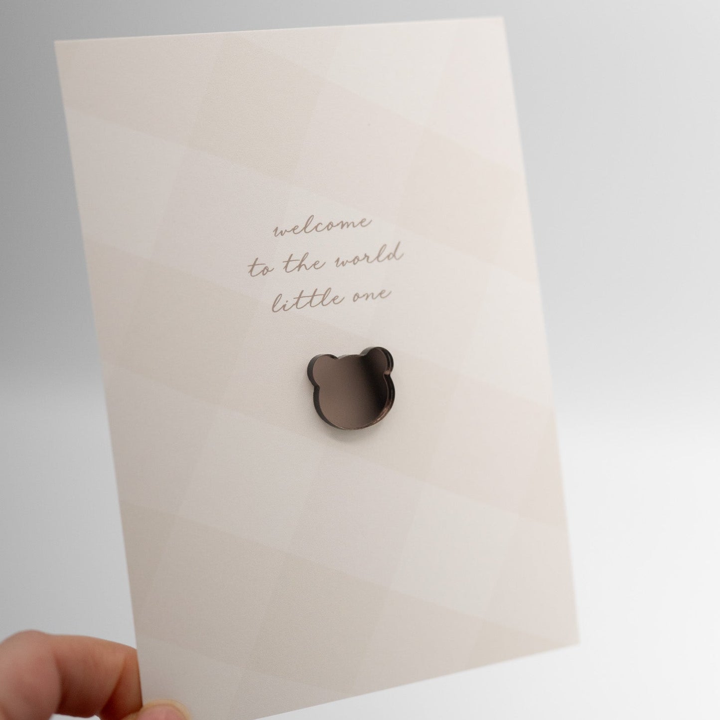 Hochwertige 3D Karte - GEBURT - BÄRCHEN – besondere Grußkarten für besondere Momente