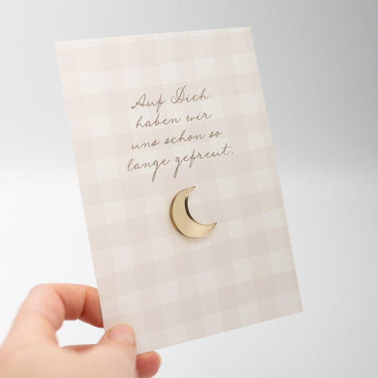 Hochwertige 3D Karte - GEBURT - AUF DICH GEFREUT – besondere Grußkarten für besondere Momente