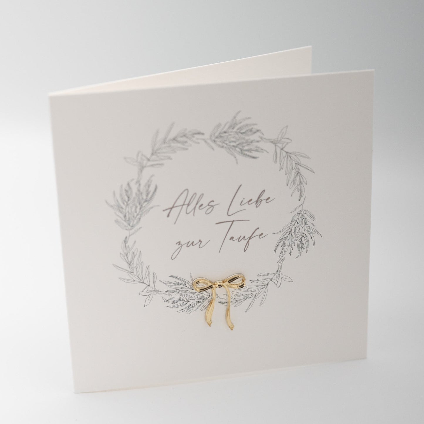 Hochwertige 3D Klappkarte - TAUFE – besondere Grußkarten für besondere Momente