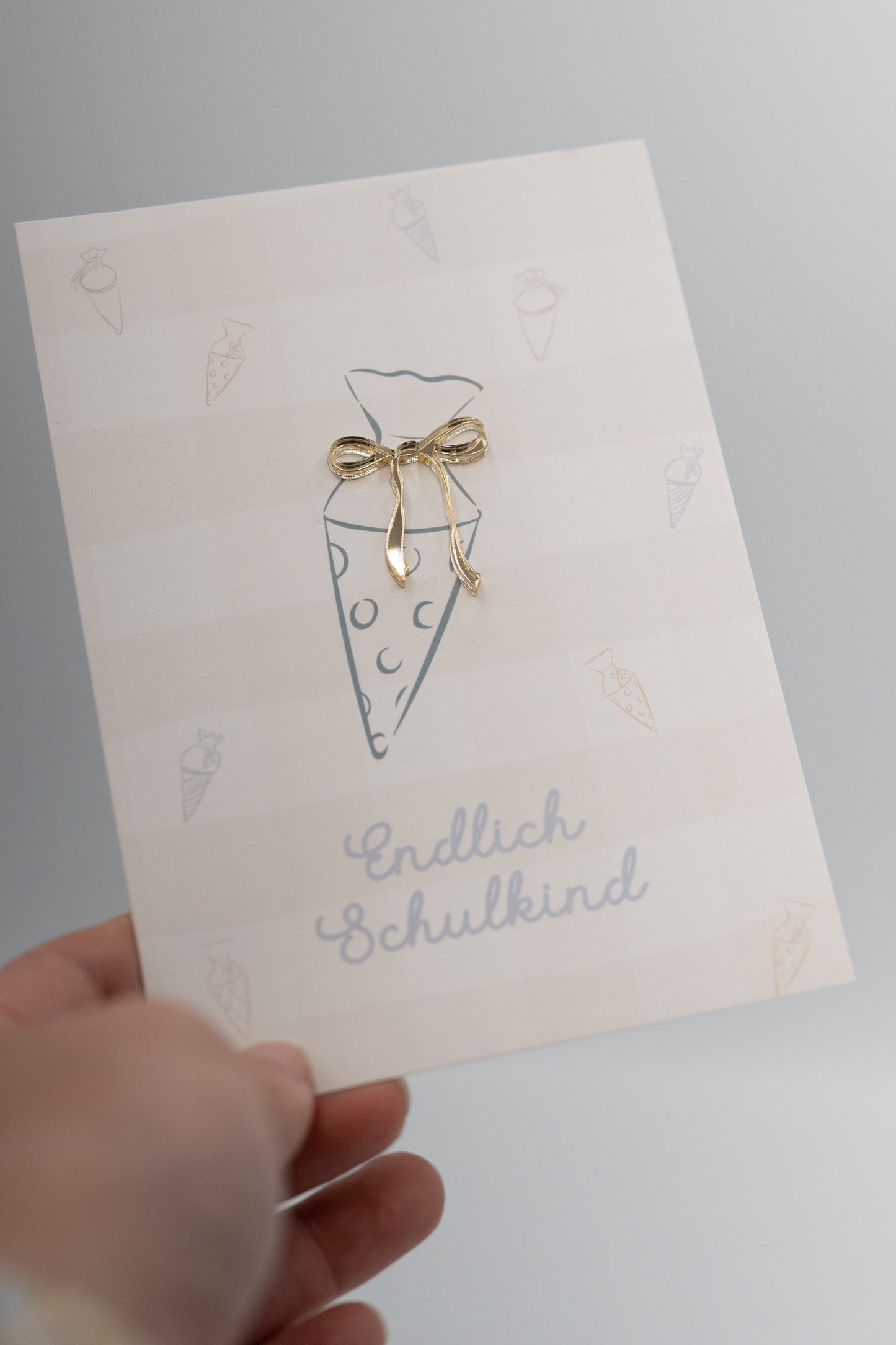 Hochwertige 3D Karte - EINSCHULUNG - SCHULKIND – besondere Grußkarten für besondere Momente