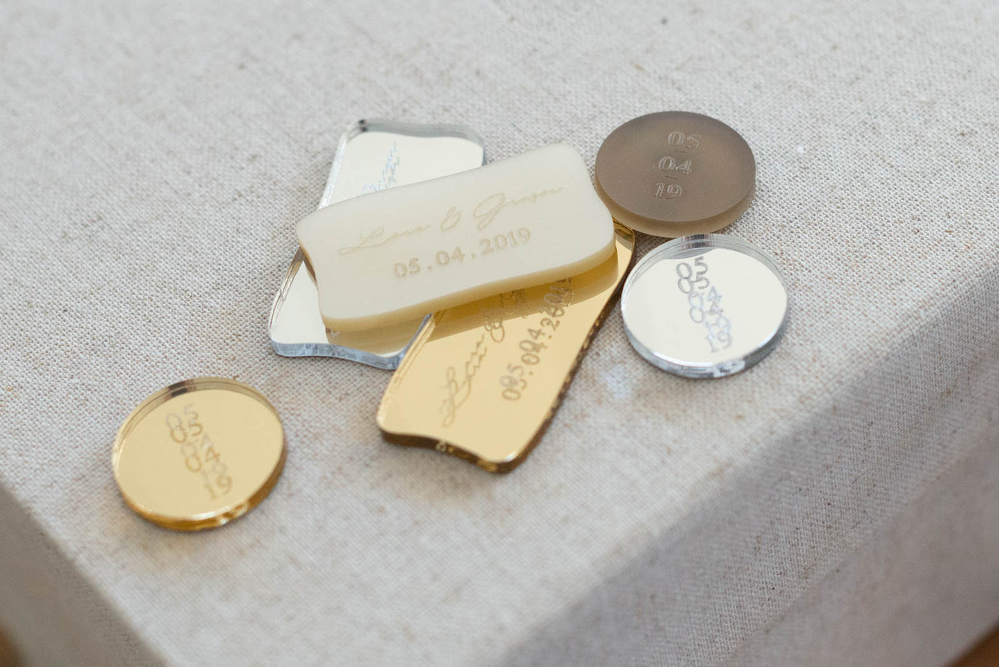 Personalisierte Hochzeitserinnerungsbox - XL Erinnerungsbox aus Leinen - HOCHZEITSEDITION