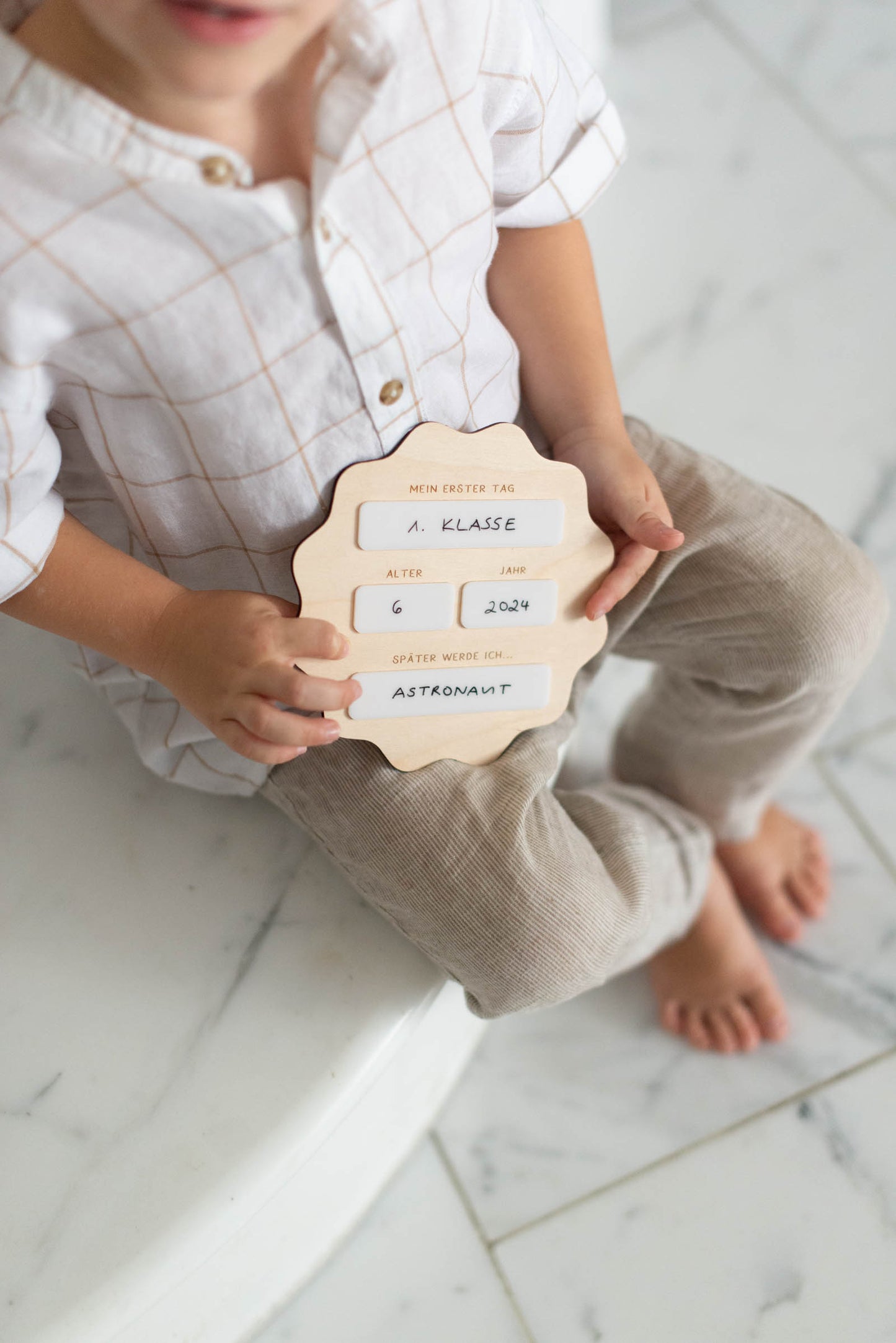 Mein erster Schultag - Foto Tafel - Schild zur Einschulung - Geschenkidee - TYP 5