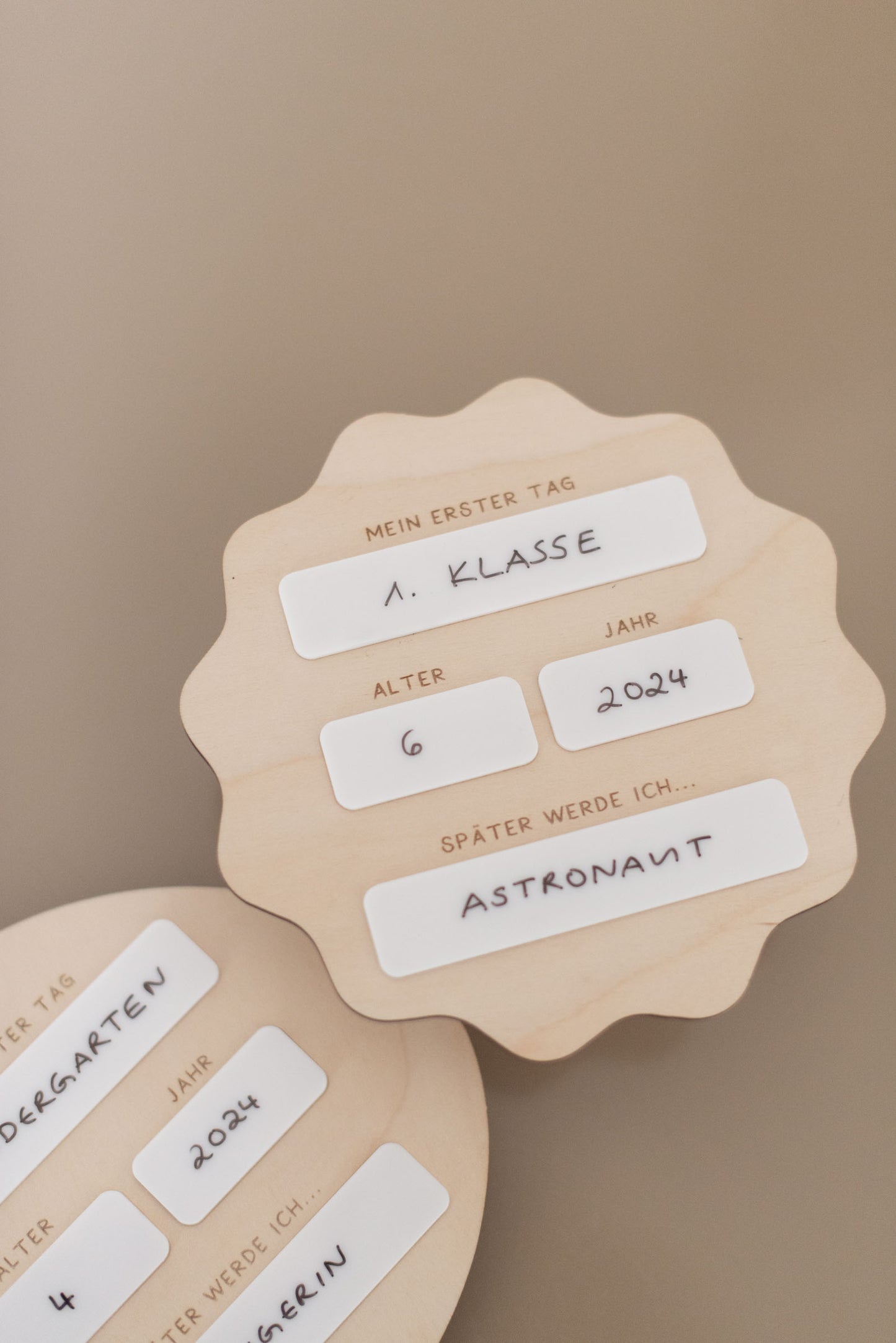 Mein erster Schultag - Foto Tafel - Schild zur Einschulung - Geschenkidee - TYP 5