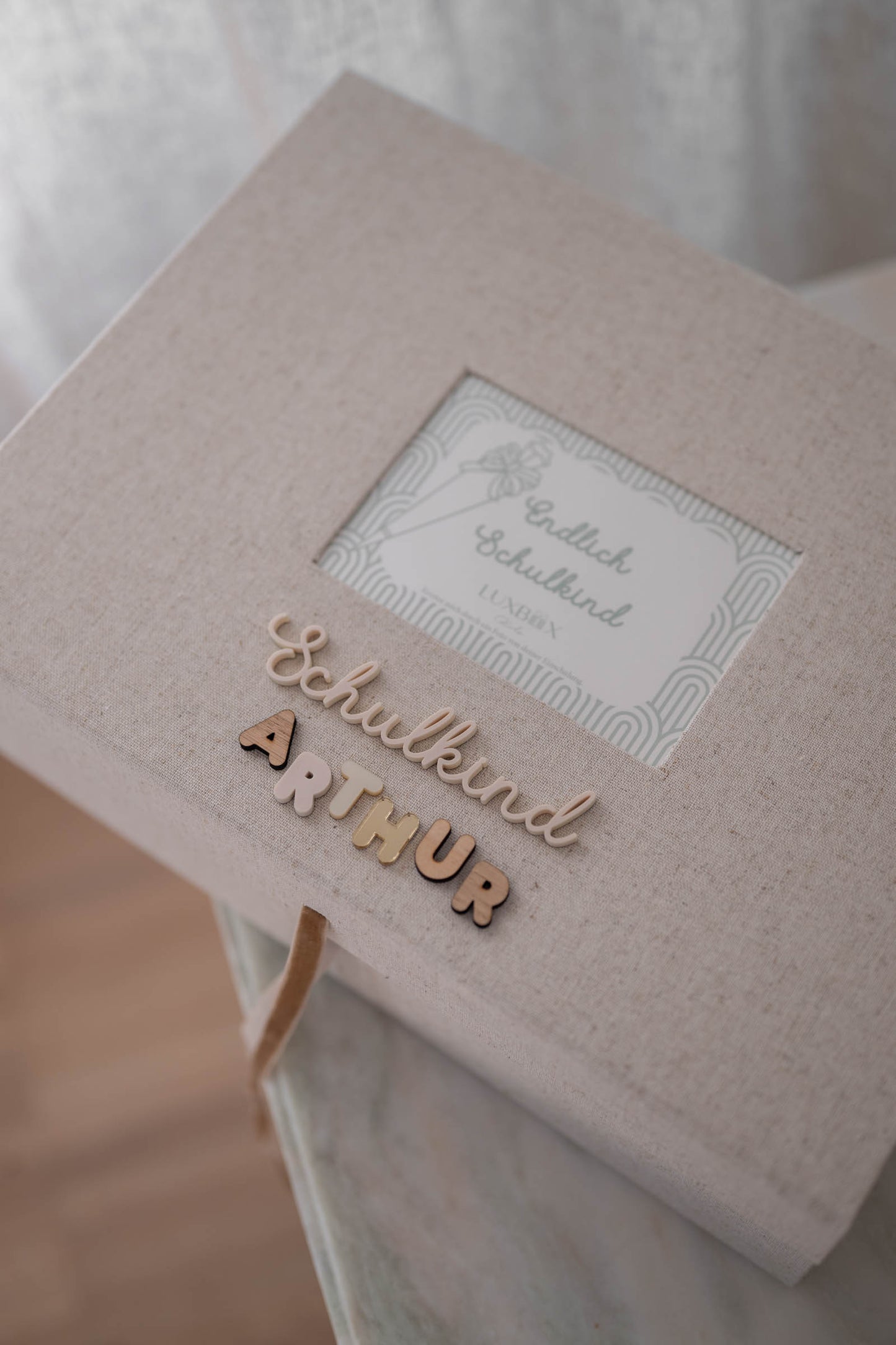 Große Erinnerungsbox Einschulung - Schulkind - Geschenk zur Einschulung