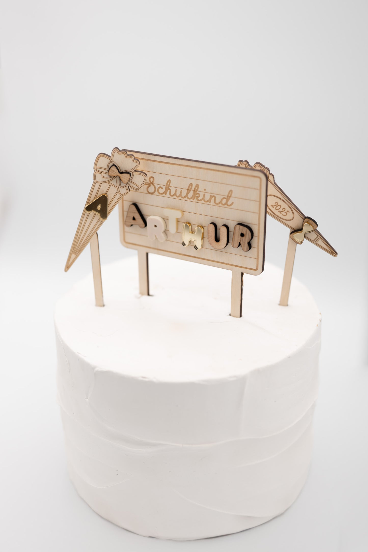 Schultüten Caketopper SET - Caktopper Einschulung - Schulanfang Party