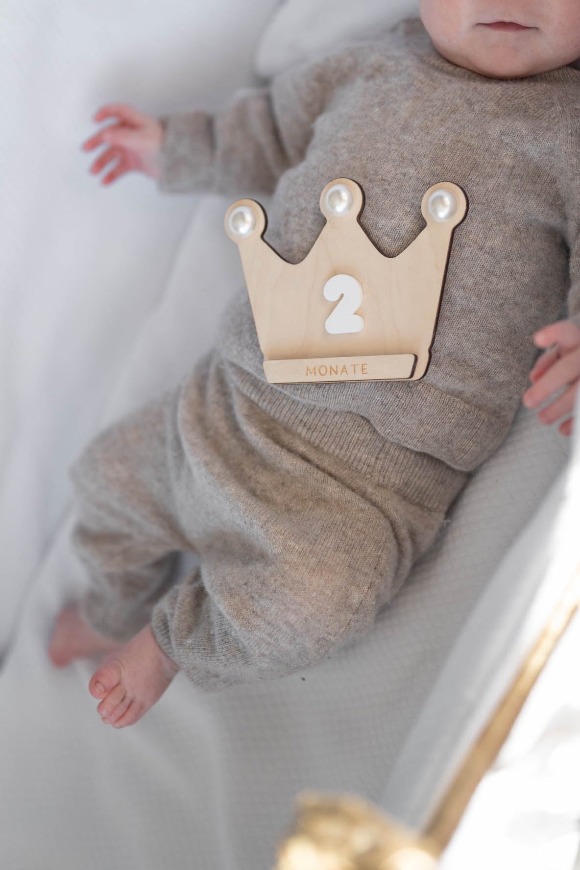 MEILENSTEINE Baby KRONE (Meilensteinkarten für süße Babybilder)