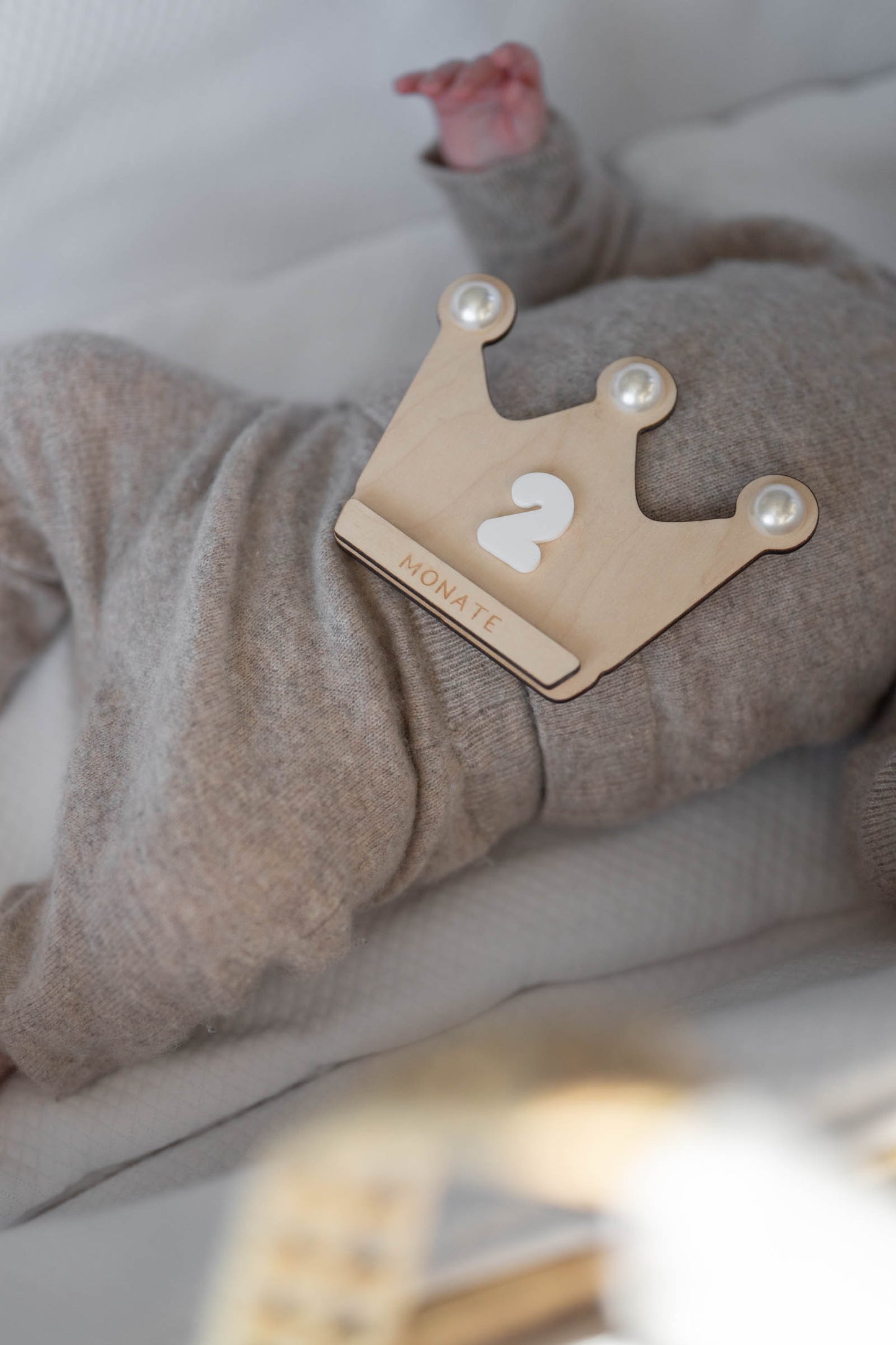 MEILENSTEINE Baby KRONE (Meilensteinkarten für süße Babybilder)