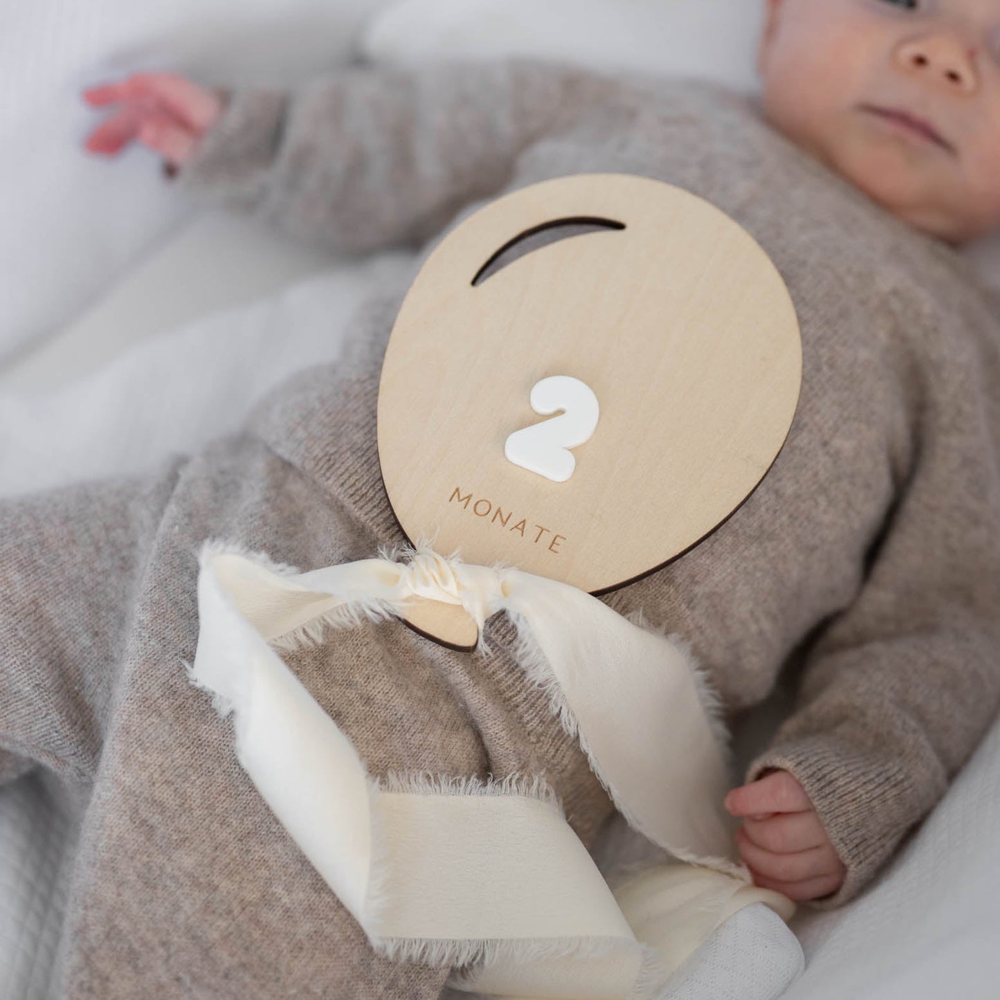 MEILENSTEINE Baby LUFTBALLON (Meilensteinkarten für süße Babybilder)