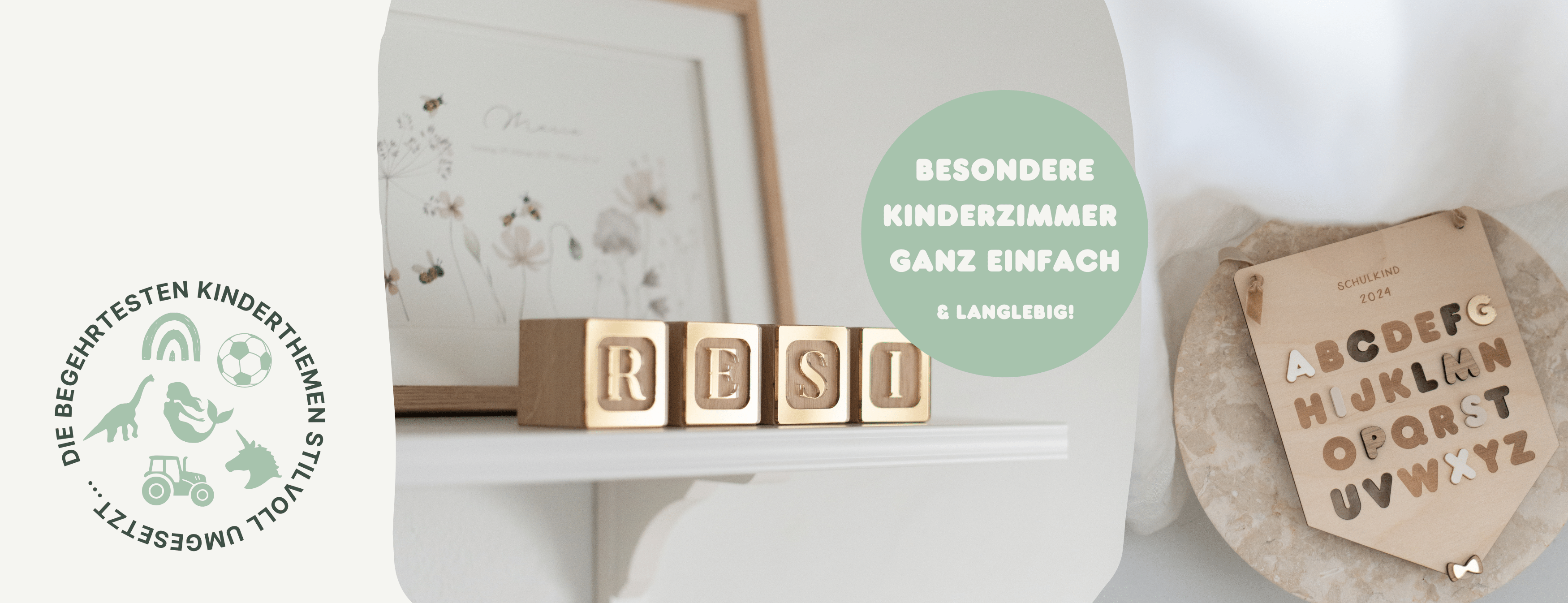 Kinderzimmer Deko Ideen - hochwertig und langlebig